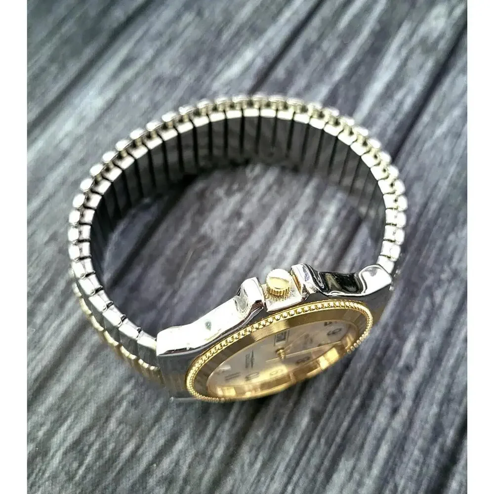 Rare‎ Vintage Waltham Prestige 80's Diamond Dial Men's Watch